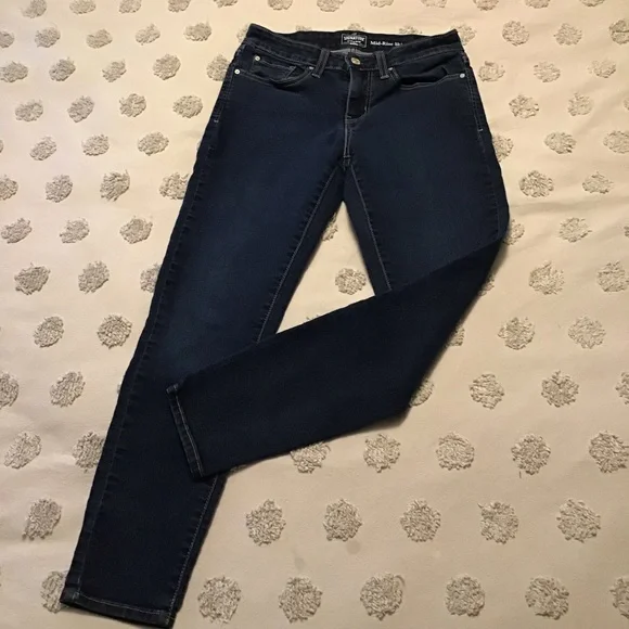 Signature Levi Strauss Gold Mid Rise Skinny Jeans. Size 27 / 4s - Picture 2 of 10
